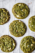 Matcha Cookies, vegan
