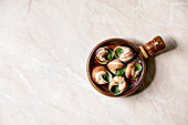 Escargots de Bourgogne (Snails with herbs butter)