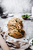 Garlic Herb Twist Bread