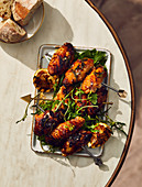 Chicken wings with honey and rosemary