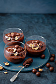 Homemade chocolate and maltesers mousse