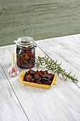 Dried tomatoes with rosemary
