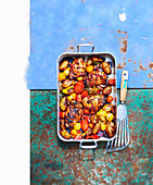 Amatriciana chicken traybake