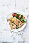 Turkey terrine with peppers and marjoram