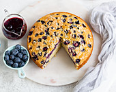 Blueberry Almond cake (gluten free)