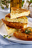 Frittata di bianchetti (omelette with young sardines, Italy)