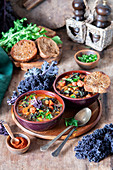 Kale sausage bean soup