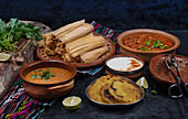 Vegane Tamales (gefüllte Maisblätter, Mexiko)