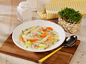Spring stew with gammon and cress