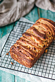 Pull Apart Bread mit Pfirsich