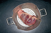Raw veal heart