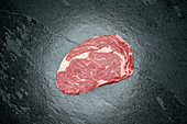 Raw prime rib-eye of US beef