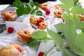 Raspberry and cream cheese muffins