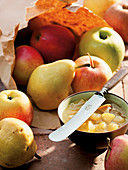 Apple and pear spread