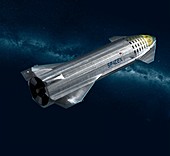 SpaeX Starship, illustration