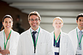 Portrait of smiling doctors