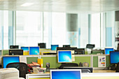 Computers in empty office