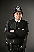 Portrait of confident policeman