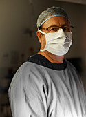 Portrait of mature surgeon