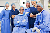 Group of surgeons posing