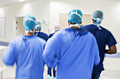 Blurred motion of surgeons