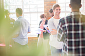 People networking at community centre