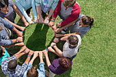 Group connected in circle