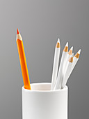Orange pencil