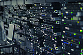 Server room rack panel