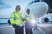 Air traffic control ground crew workers