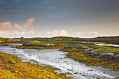 View of rocks and water, Hebrides, Scotland