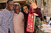 Grandsons surprising grandfather with gift