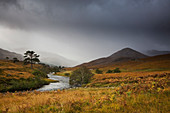 Tranquil landscape with stream, Scotland