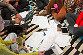 Creative business people meeting, brainstorming