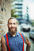 Portrait male hipster