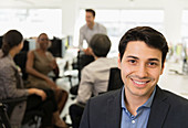 Portrait businessman in office