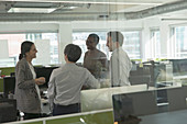 Business people talking in office