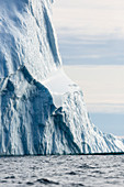 Majestic iceberg formation on Atlantic Ocean Greenland