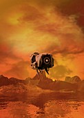 Drone on Titan, illustration