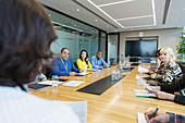 Business people listening meeting