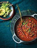 Mexican chilli bean stew