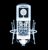 Microphone and stand, X-ray