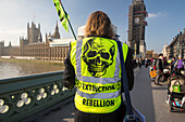 Extinction Rebellion protest, London, UK