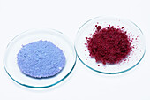 Anhydrous and hydrated cobalt chloride