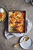 Classic bread and butter pudding