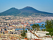 A view of Vomero, Naples, Campania, Italy