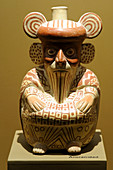 Moche ceramic depicting old age