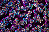 Manganese sulphate heptahydrate, polarised light micrograph