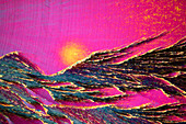 Photographic chemicals, polarised light micrograph