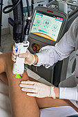 Laser hair removal treatment